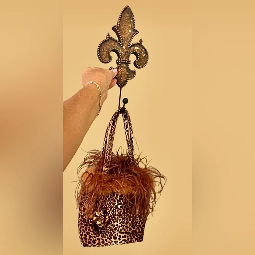 Home decor 2fer Fleur-de-Lis Wall Hook & Sun face decor ball